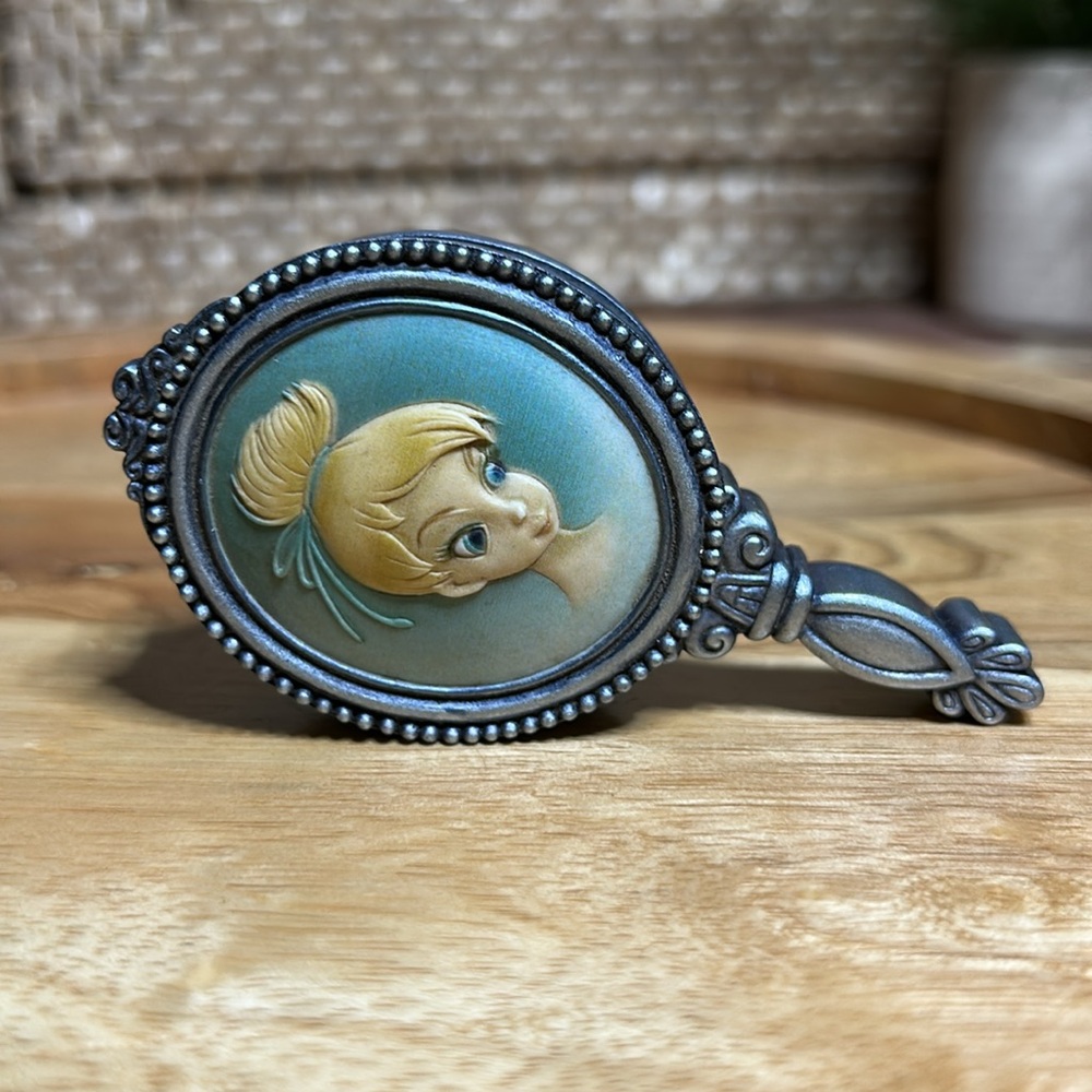 Disney Olszewski Pokitpal TinkerBell Mirror Peter Pan Trinket Box Disneyland